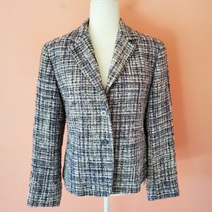 Lafayette 148 New York Tweed Blazer Size 8